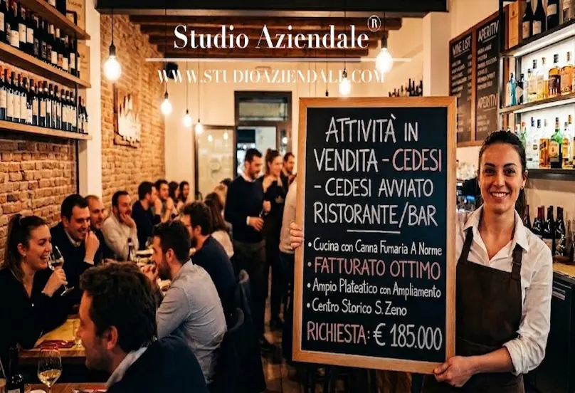 Vendita Bar Ristorante Verona San Zeno Canna Fumaria