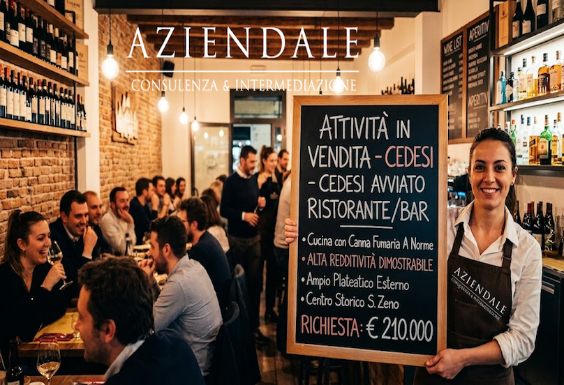 Vendita Bar Ristorante Verona San Zeno Canna Fumaria