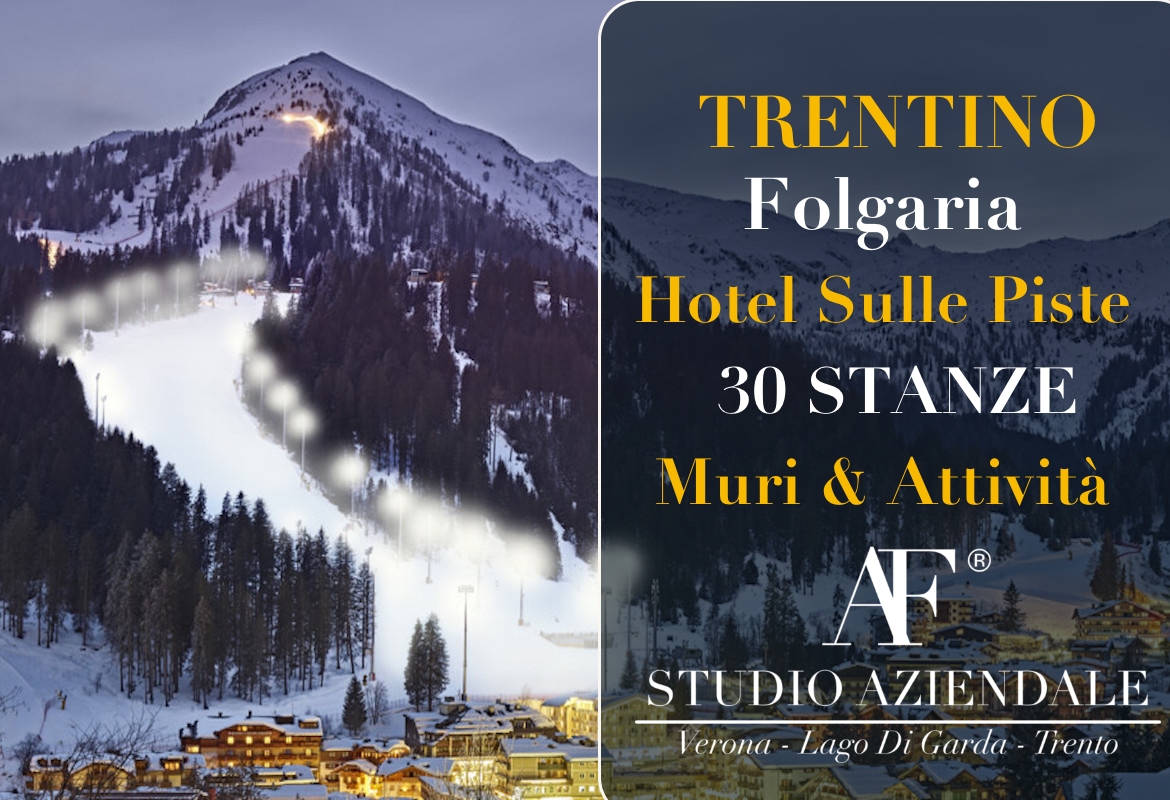TRENTINO FOLGARIA HOTEL 30 STANZE SULLE PISTE 